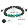 Perline Nuovo 8mm Pietra lavica Occhio di tigre Bracciale con perline per uomo Donna Intrecciato fatto a mano Guarigione naturale Nce Yoga Gioielli di moda Dhgarden Dhozv