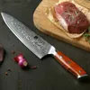 Keukenmessen XINZUO 8,5 inch chef-kokmessen High Carbon Chinese VG10 67-laags Damascus keukenmes Roestvrij staal Gyuto-mes Palissander handvat Q240226
