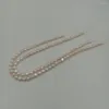 Loose Gemstones Pearl Beads In Strand 7-8 MM Round Coin Freshwater Full Hole Drilled