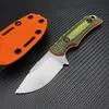 2Models 15017 Canyon Hunter Fixed Blade Knife 2.79" S30V Drop Point G10 Handles Outdoor Camp Hunt Survival Tactical Pocket Knives 15017-1 EDC Tools