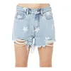 Shorts femininos mulheres vintage rasgado jeans cintura alta meninas denim feminino verão chique streetwear elegante sexy