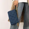 Sacs de soirée Designer épais chaîne sacs à main sac pour femme 2021 grand noir surdimensionné messager rétro denim matelassé épaule grand 314S