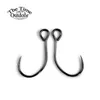 The Time 100pcs Barbless Single Crankbaits Hook High Carbon Steel #468 Big Eye Lure Hooks Anzols For Bass Trout Pike Fishing 240226