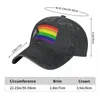 Ball Caps Progress Pride Flag Cap Cowboyhoed Designer Dames 2024 Heren