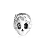 2019 Spring 925 srebrna biżuteria Shislling Skull Charm Beads pasuje do bransoletek naszyjnika dla kobiet Making4493985