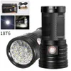 Superheldere tactische LED-zaklampen 8000 lumen XM T6 draagbare zaklamp Krachtig zoeklicht 3 modus Outdoor Linterna 3/9/12/15/18 Led Camping