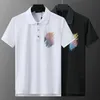 mens polo camisa designer polos camisas para homem moda foco bordado cobra garter pequenas abelhas impressão padrão roupas roupas tee preto e branco mens t shirt001