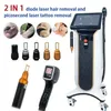 2 I 1 Picolaser Tattoo Borttagning 1064 NM 755NM 532NM PICO Q Switched Picosecond Laser Vertical Permanent 808 Diode Laser Hair Removal 2024