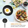 Casseroles Mini Poêle antiadhésive pour la cuisine Oeuf Friture Wok Poêles en fonte Cuisinière en acier inoxydable Crêpes à steak