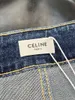 Jeans Damen Designer-Hosenbeine offene Gabel enge Capris Denim-Hosen verdicken warme schlankmachende Jean-Hosen Marken-Damenbekleidung Stickerei-Druck