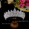 Haarspangen ASNORA Luxus Royal Queen CZ Kristall Krone Für Frauen Braut Tiara Diadem Party Schmuck Hochzeit Zubehör A1557