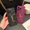 Designer phone case anti-drop 15 iphone case 14 promax luxury 13 premium 12 flash diamond 11 with lens film protective case