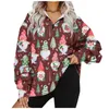 Bluza bluzy damskiej Bluza unikalna kaptura pullover zestaw mody długie rękawy świąteczne bluzy ropa para mujer