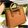 Sacos de noite Bolsas de bambu Bolsa Tote Shop Bag Genuíno Couro Diamante Carta Longa Strap Bottom Nail Mulheres Crossbody Shoder Plain Dhqa9