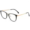 Solglasögonramar 53mm design retro acetat runda optiska glasögon med mode metall glasögonben för unisex glasögon 1019