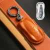 SMART KEY COVER FOB LEATHER CASE CAR KEYING HOLDER SCAL FÖR GEELY TUGELLA 2020 BOYUE ATLAS PRO GILI TUGELLA