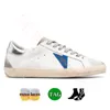 Gouden Designer Sneakers Luxe Loafers Casual Schoenen Leer Italië Vuile Oude Schoen Merk Dames Heren Super-Star Ball Star Trainers 35-46