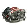 1 pz Real American Hero Guardia di sicurezza Eagle Cowboys Fibbia della cintura Donna Uomo Jeans Accessori per gioielli Cintura in metallo Head279D