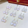 TIYINUO Real 18K Gold AU750 Natural Pearl Stud Earrings Fine Jewelry For Woman Party Office Classic Gift Delicate Present 240220