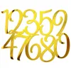 Party Supplies 0-9 Number Gold Acrylic Happy Birthday Cake Topper Decorating Tools Decoration Accessories Anniversaire Toppers