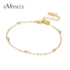 e-Manco Enkelbandje Armband Voor Vrouwen Goud Kleur Voet Sieraden Eenvoudig Verstelbare Femme Armband Minimalisme Vrouwen Gift Brand Design Y2002106