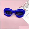 Lunettes de soleil enfants Cat Eye Enfants Belle Lip Cjo Lunettes Filles Garçons Lunettes Traviolet-Preuve Infantile Mignon Drop Livraison Bébé Maternité Dhhgq