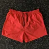 Short de sport à séchage rapide pour hommes et femmes, élastique, entraînement, course à pied, Fitness, pantalon trois-quarts, short américain,