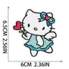 Cartoon Accessories Baby Girl Cats Embroidery Sewing Notions Iron On Badge For Clothes Jeans Bags Kids T-Shirts Diy Es Drop Delivery M Otgfb