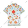24SS Summer Mens Shirts Designer TEE Luksusowe Tshirt Klasyczne literowe nadruk T Shirt Fashion Dams Flower Tshirts Tshirts Casual T-shirt