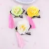 Acessórios de cabelo 10 pcs 2024 novidade meninas clipes chinês tradicional princesa borlas peônia flores hairpins crianças crianças