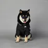 Hundkläder andningsbar vattentät regnrocknät Windproof outfit Varma valphuvtröjor Lyxigt tryck för medelstora stora hundar