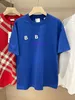 24SS Men's Designer T-shirt Plus Tees Polos Round Neck Lipstick Dog Print Casual Style Summer Street Clothing Women's Shirt Top 632