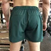 Short de sport à séchage rapide pour hommes et femmes, élastique, entraînement, course à pied, Fitness, pantalon trois-quarts, short américain,