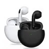 Pro 6 TWS draadloze Bluetooth-hoofdtelefoon met microfoon Fone Draagbare oplaadbare oortelefoon Sportoordopjes Running Pro6-headset
