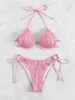 Kvinnors badkläder sexig underwire bikinis 2024 baddräkter kvinnor skjuter upp kvinnlig strand badkläder baddräkter bikini set pool bather sommar