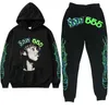 Spider Tracksuit 555 Sp5der Hoodie Man Young Thug Designer Sweatshirt Two-Piece avec des araignées d'araignée pour femmes