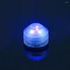 Luzes noturnas mini submersível led pequenas velas de chá subaquáticas à prova d'água rgb multicolorido sem chama lanterna de vaso