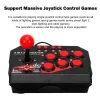 Joysticks 4 In 1 USB Wired Game Joystick Retro Arcade Console Rocker Fighting Controller Gaming Joysticks for PS3/NSwitch/PC/Android TV