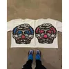 Erkek Tişörtler Çift Sokak Giyim Y2K Gotik Gömlek Harajuku Üstleri Kadın Giysileri Avrupa ve Amerikan Joker Tees Büyük boy retro desen T-Shirtl2402