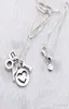 Compatible with jewelry 925 Sterling Silver I Love You Necklace For Women Original Fashion Pendants Charms Jewelry5928919