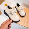 Stövlar baby casual skor barn flicka prinsessan sko koreansk stil pu läder båge falt barn sneakers visar icke-halkarna barn