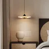 Minimalist Quiet Wind Bedroom Bedside Pendant Lamp Cloud Stone Restaurant Bar Table Lamp Background Wall Pendant Light