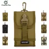 Waist Bags Tactics Pouch Bag For Molle Cell Phone Belt Smartphone Pack PALS Coyote Brown Mini Buckle