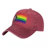 Ball Caps Progress Pride Flag Cap Cowboyhoed Designer Dames 2024 Heren