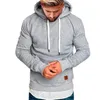 Sweats à capuche pour hommes hommes sweat à capuche décontracté épissage grande taille pull en mousse à mémoire pantoufle mode coréenne vêtements pour hommes streetwear Ropa Hombre