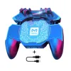 Gamepads Allinone Mobile Phones Game Controller Six Finger Joystick Gamepad voor PUBG L1R1 Telefoon Game Tools Component Accessoires