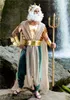 Halloween costumes for adult couples Sea King mermaid costumes ancient Egyptian queen Cleopatra pharaoh and queen performance costumes