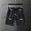 Hommes Shorts pour hommes courts hommes Shorts de créateur coton décontracté lettre ample longueur au genou court homme vêtements d'été mode shorts décontractés pantalon à cordon