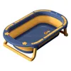 Badkarplatser Portable Baby Shower Bad Tub Pad Pad Säkerhet Säkerhet Seat Non-Slip BathTub Mat Soft Comfort Body Cushion Drop Dhycj