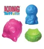 Toys Kong Tuff 'N Lite Pig Kurbağa Köpek Jouet Couineur için Oyuncak Sıkıcı Oldukça Zor Ultralight